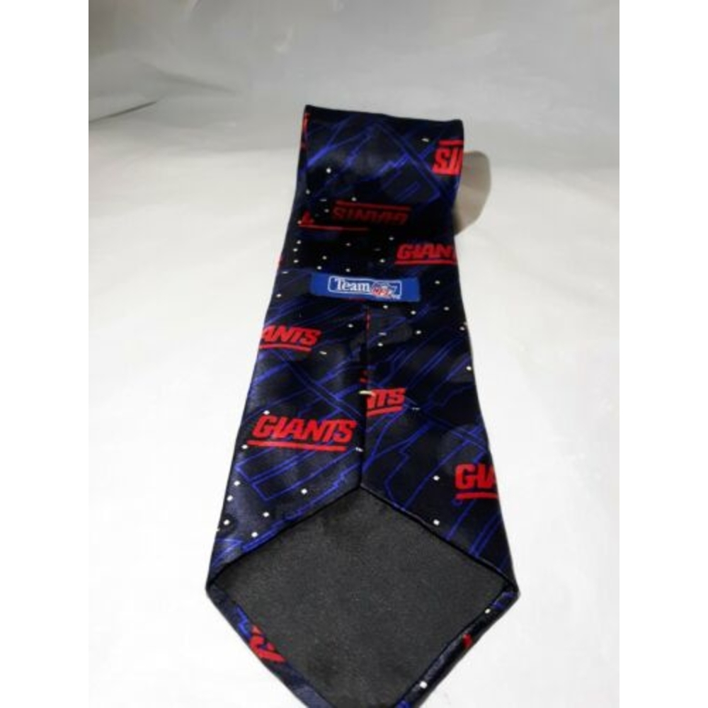 NY Giants Team NFL Mens Tie red blue 100% silk - Picture 5 of 5